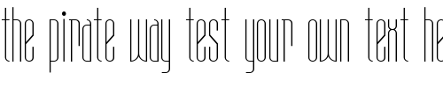Font : Daddy-Longlegs-NF Custom Text : The Pirate Way Test your own text here Click to download or to view this font on a tshirt that can be custom printed in Bali