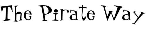 Font : Daddy-O-Hip-P22 Custom Text : The Pirate Way Test your own text here Click to download or to view this font on a tshirt that can be custom printed in Bali