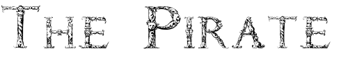 Font : Daemonesque Custom Text : The Pirate Way Test your own text here Click to download or to view this font on a tshirt that can be custom printed in Bali