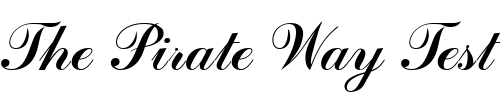 Font : Dahling-Script-SSi Custom Text : The Pirate Way Test your own text here Click to download or to view this font on a tshirt that can be custom printed in Bali