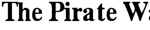 Font : DailyPlanet-Black Custom Text : The Pirate Way Test your own text here Click to download or to view this font on a tshirt that can be custom printed in Bali