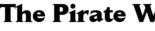 Font : DaitonaBlackDB-Bold Custom Text : The Pirate Way Test your own text here Click to download or to view this font on a tshirt that can be custom printed in Bali