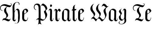 Font : Dala-LT-Text Custom Text : The Pirate Way Test your own text here Click to download or to view this font on a tshirt that can be custom printed in Bali