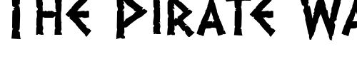 Font : Dalek Custom Text : The Pirate Way Test your own text here Click to download or to view this font on a tshirt that can be custom printed in Bali