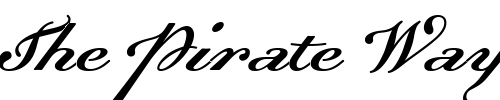 Font : DallianceScriptDisplay Custom Text : The Pirate Way Test your own text here Click to download or to view this font on a tshirt that can be custom printed in Bali