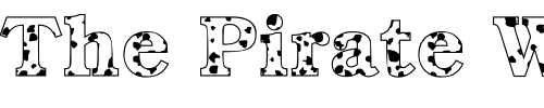 Font : Dalmatian Custom Text : The Pirate Way Test your own text here Click to download or to view this font on a tshirt that can be custom printed in Bali
