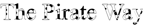 Font : Dalmation-By-Zane Custom Text : The Pirate Way Test your own text here Click to download or to view this font on a tshirt that can be custom printed in Bali