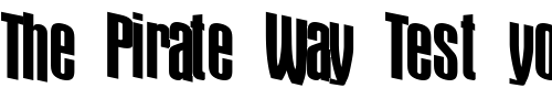 Font : Damsel-Regular-ttnorm Custom Text : The Pirate Way Test your own text here Click to download or to view this font on a tshirt that can be custom printed in Bali