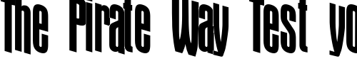 Font : Damsel-Regular-ttstd Custom Text : The Pirate Way Test your own text here Click to download or to view this font on a tshirt that can be custom printed in Bali