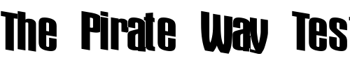Font : DamselWalkFont71-Regular-ttext Custom Text : The Pirate Way Test your own text here Click to download or to view this font on a tshirt that can be custom printed in Bali