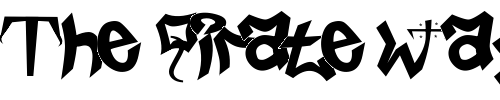 Font : Damu-life Custom Text : The Pirate Way Test your own text here Click to download or to view this font on a tshirt that can be custom printed in Bali