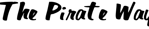 Font : Dana-Regular-ttnorm Custom Text : The Pirate Way Test your own text here Click to download or to view this font on a tshirt that can be custom printed in Bali