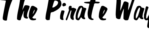Font : Dana-Regular-ttstd Custom Text : The Pirate Way Test your own text here Click to download or to view this font on a tshirt that can be custom printed in Bali