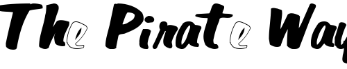 Font : DanaText66-Bold Custom Text : The Pirate Way Test your own text here Click to download or to view this font on a tshirt that can be custom printed in Bali