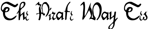 Font : DancePrancer-Regular-ttcon Custom Text : The Pirate Way Test your own text here Click to download or to view this font on a tshirt that can be custom printed in Bali