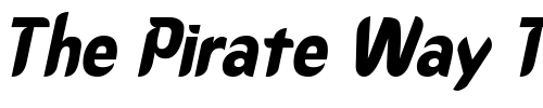 Font : DanceSSK-BoldItalic Custom Text : The Pirate Way Test your own text here Click to download or to view this font on a tshirt that can be custom printed in Bali