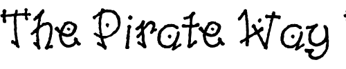 Font : Dancin-Plain Custom Text : The Pirate Way Test your own text here Click to download or to view this font on a tshirt that can be custom printed in Bali