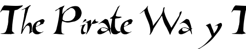 Font : Dangerous-Regular-ttnorm Custom Text : The Pirate Way Test your own text here Click to download or to view this font on a tshirt that can be custom printed in Bali