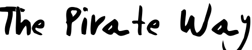 Font : Daniel-Werneck-s-Handwriting Custom Text : The Pirate Way Test your own text here Click to download or to view this font on a tshirt that can be custom printed in Bali