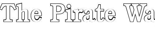 Font : DanielBeckerOutline-Medium Custom Text : The Pirate Way Test your own text here Click to download or to view this font on a tshirt that can be custom printed in Bali