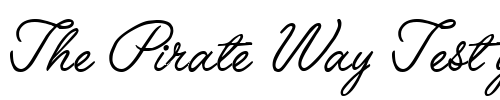Font : DanielScript Custom Text : The Pirate Way Test your own text here Click to download or to view this font on a tshirt that can be custom printed in Bali