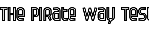 Font : Danoutline Custom Text : The Pirate Way Test your own text here Click to download or to view this font on a tshirt that can be custom printed in Bali