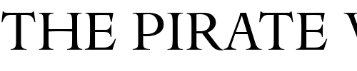 Font : DanteMTTitling Custom Text : The Pirate Way Test your own text here Click to download or to view this font on a tshirt that can be custom printed in Bali