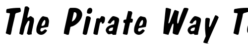 Font : Danto-Lite-BoldItalic Custom Text : The Pirate Way Test your own text here Click to download or to view this font on a tshirt that can be custom printed in Bali