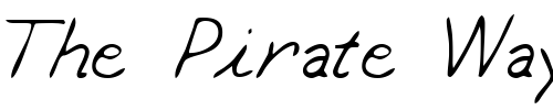 Font : DarbysHand-Regular Custom Text : The Pirate Way Test your own text here Click to download or to view this font on a tshirt that can be custom printed in Bali