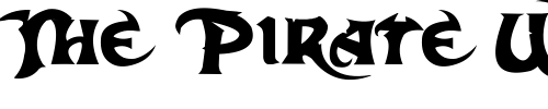 Font : Dark-Crystal-Script Custom Text : The Pirate Way Test your own text here Click to download or to view this font on a tshirt that can be custom printed in Bali