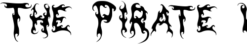 Font : Dark-Garden Custom Text : The Pirate Way Test your own text here Click to download or to view this font on a tshirt that can be custom printed in Bali