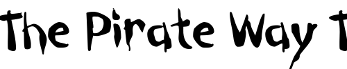 Font : Dark-Half-BTN Custom Text : The Pirate Way Test your own text here Click to download or to view this font on a tshirt that can be custom printed in Bali