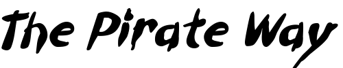 Font : Dark-Half-BTN-BoldOblique Custom Text : The Pirate Way Test your own text here Click to download or to view this font on a tshirt that can be custom printed in Bali
