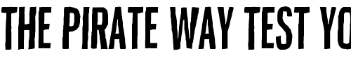 Font : Darkheart-Regular Custom Text : The Pirate Way Test your own text here Click to download or to view this font on a tshirt that can be custom printed in Bali