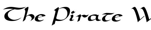 Font : Darwycke Custom Text : The Pirate Way Test your own text here Click to download or to view this font on a tshirt that can be custom printed in Bali