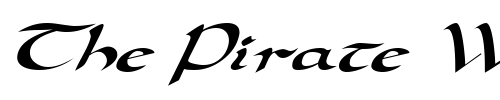 Font : Darwycke-Italic Custom Text : The Pirate Way Test your own text here Click to download or to view this font on a tshirt that can be custom printed in Bali