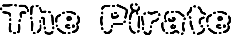 Font : Dash-Dot-BRK Custom Text : The Pirate Way Test your own text here Click to download or to view this font on a tshirt that can be custom printed in Bali