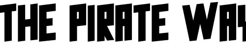 Font : Data-Trash-2 Custom Text : The Pirate Way Test your own text here Click to download or to view this font on a tshirt that can be custom printed in Bali