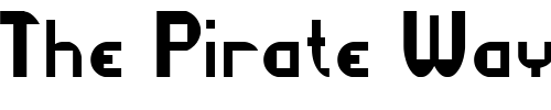 Font : Datacut Custom Text : The Pirate Way Test your own text here Click to download or to view this font on a tshirt that can be custom printed in Bali