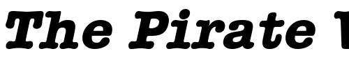 Font : Dateline-BoldItalic Custom Text : The Pirate Way Test your own text here Click to download or to view this font on a tshirt that can be custom printed in Bali