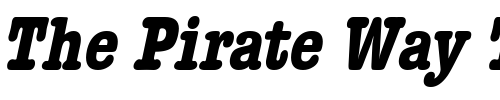 Font : DatelineCondensed-BoldItalic Custom Text : The Pirate Way Test your own text here Click to download or to view this font on a tshirt that can be custom printed in Bali