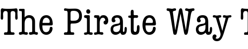 Font : DatelineCondensedPlain Custom Text : The Pirate Way Test your own text here Click to download or to view this font on a tshirt that can be custom printed in Bali