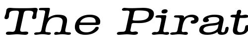 Font : DatelineExtended-Italic Custom Text : The Pirate Way Test your own text here Click to download or to view this font on a tshirt that can be custom printed in Bali