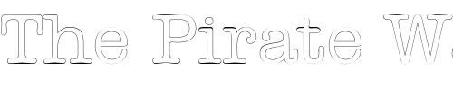 Font : DatelineOutline Custom Text : The Pirate Way Test your own text here Click to download or to view this font on a tshirt that can be custom printed in Bali