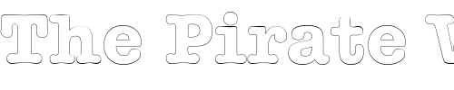 Font : DatelineOutline-Bold Custom Text : The Pirate Way Test your own text here Click to download or to view this font on a tshirt that can be custom printed in Bali