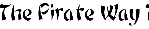 Font : DatumSSK Custom Text : The Pirate Way Test your own text here Click to download or to view this font on a tshirt that can be custom printed in Bali