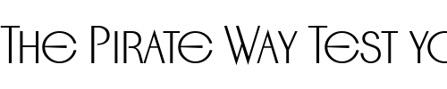 Font : Dauphine Custom Text : The Pirate Way Test your own text here Click to download or to view this font on a tshirt that can be custom printed in Bali