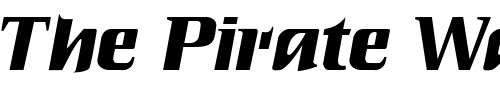 Font : Dauphine-Regular Custom Text : The Pirate Way Test your own text here Click to download or to view this font on a tshirt that can be custom printed in Bali