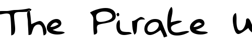 Font : DavesHand-Regular Custom Text : The Pirate Way Test your own text here Click to download or to view this font on a tshirt that can be custom printed in Bali