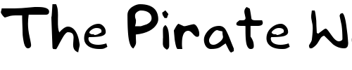 Font : David-s-Handwriting Custom Text : The Pirate Way Test your own text here Click to download or to view this font on a tshirt that can be custom printed in Bali